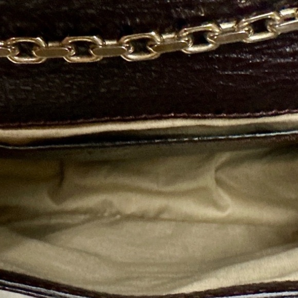 Chloe Mini Leather Crossbody with Chain Snap Closure - Picture 10 of 14